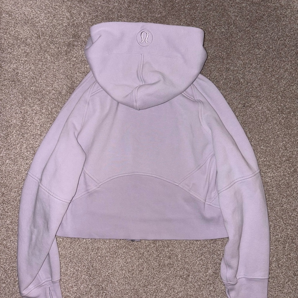 ❗️ SOLD ❗️ lululemon athletica Light Purple Scuba oversized full zip Hoodie